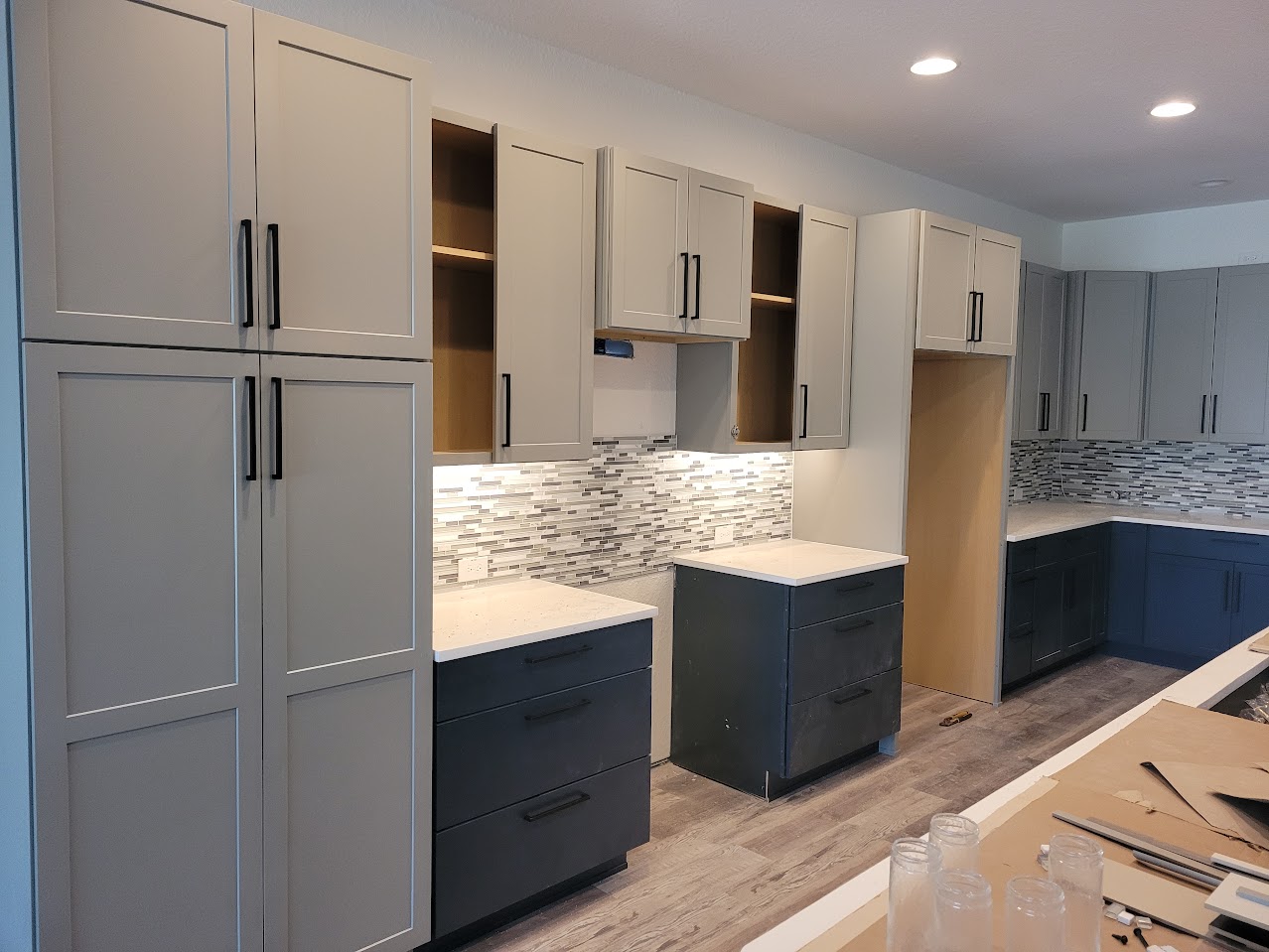 Half done kitchen